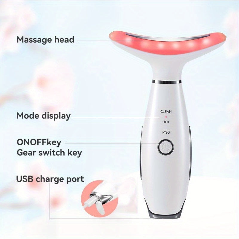 Facial Massager for Double Chin with 3 Modes Rechargeable USB Charging