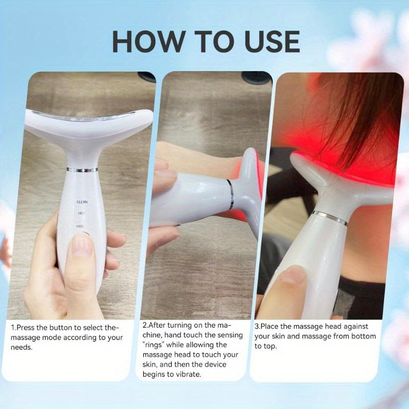 Facial Massager for Double Chin with 3 Modes Rechargeable USB Charging