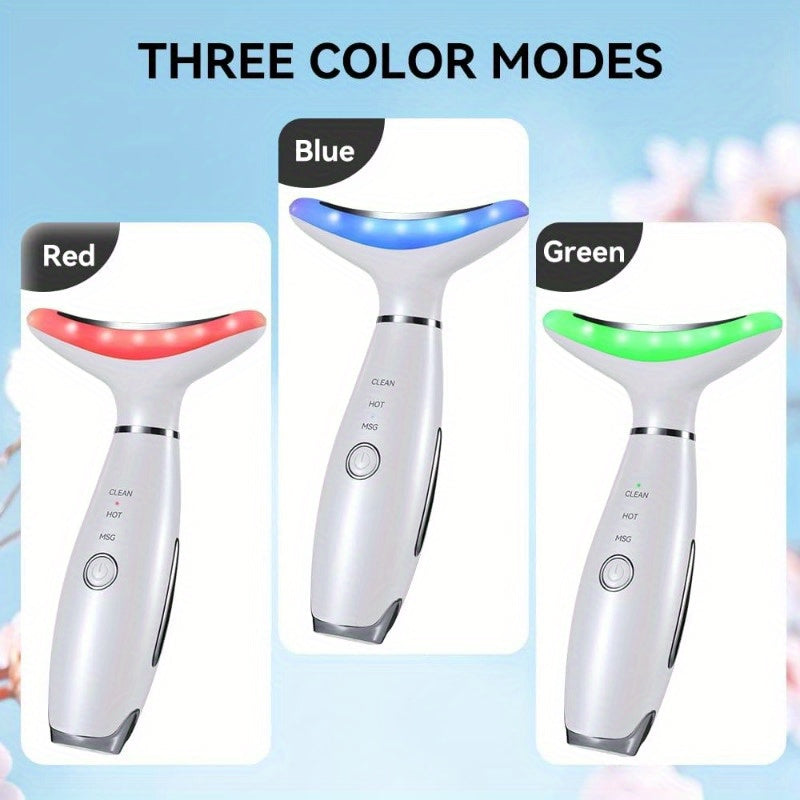 3 rejimli ikki chinni massaj qiluvchi yuz massajeri yaqinlaringiz yoki bayramlar uchun mukammal sovg'adir.