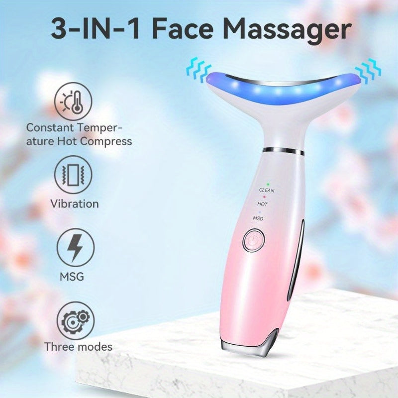 Facial Massager for Double Chin with 3 Modes Rechargeable USB Charging