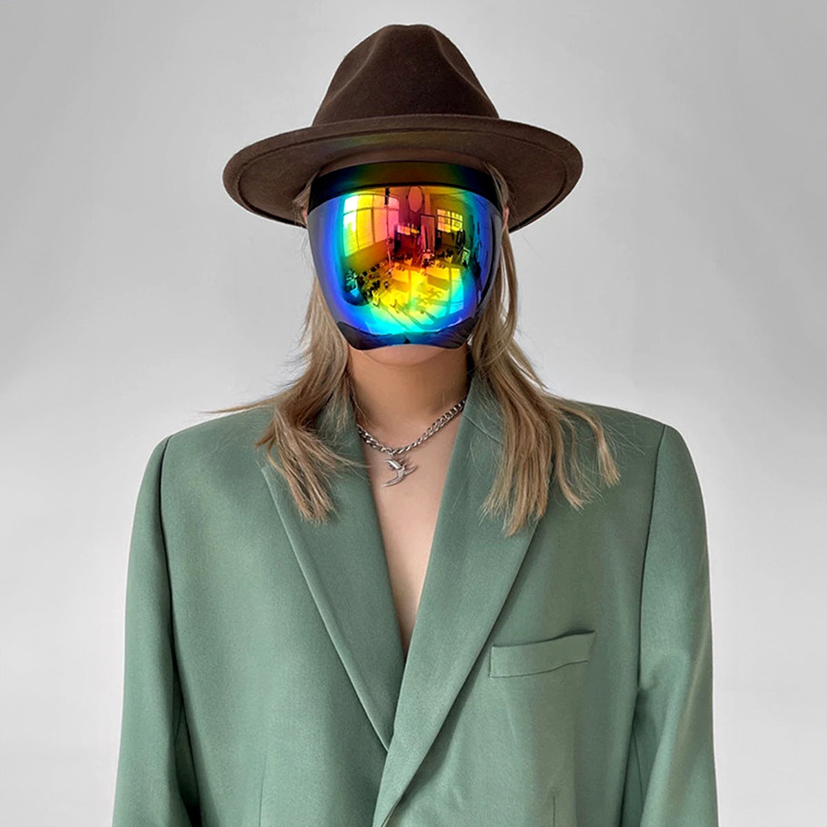 Uniseks anti-buzg‘unchilik rang-barang PVC himoya ko‘zoynaklari velosipedda va tashqi faoliyatlar uchun