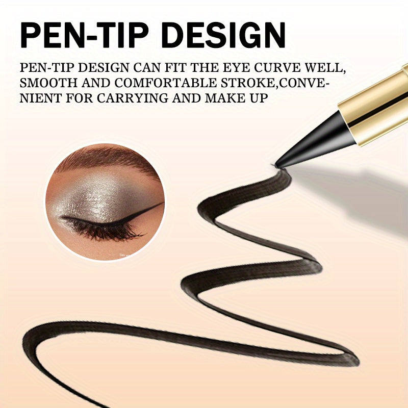 Women Gel Eyeliner Pencil Waterproof Black Brown Grey Makeup Tool