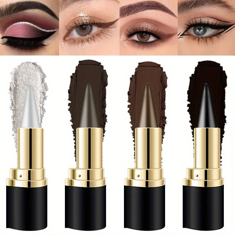 Women Gel Eyeliner Pencil Waterproof Black Brown Grey Makeup Tool
