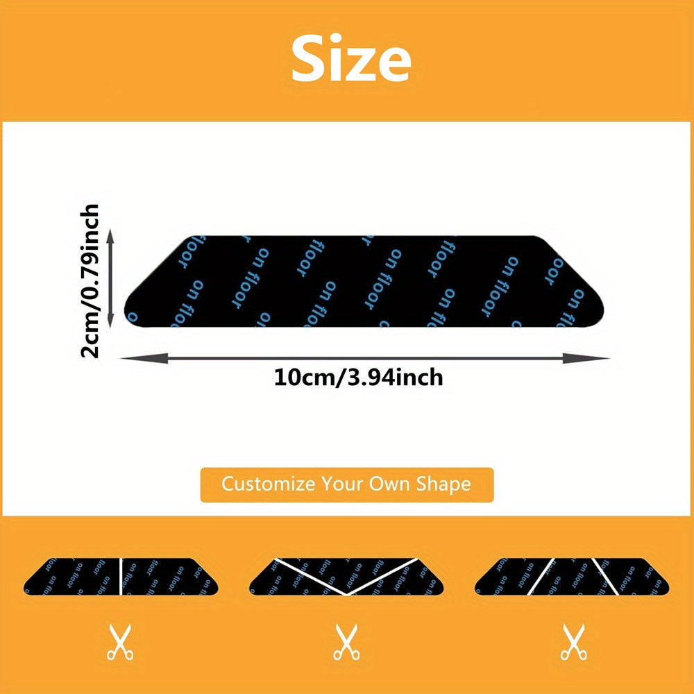 Reusable Carpet Tape with Self-Adhesive Corners and Edges Gripper Pads for Rugs