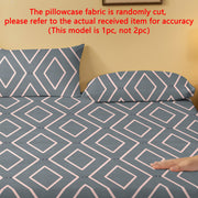 Modern Geometric Pillowcase for Bedroom Decor, Soft Brushed, Machine Washable
