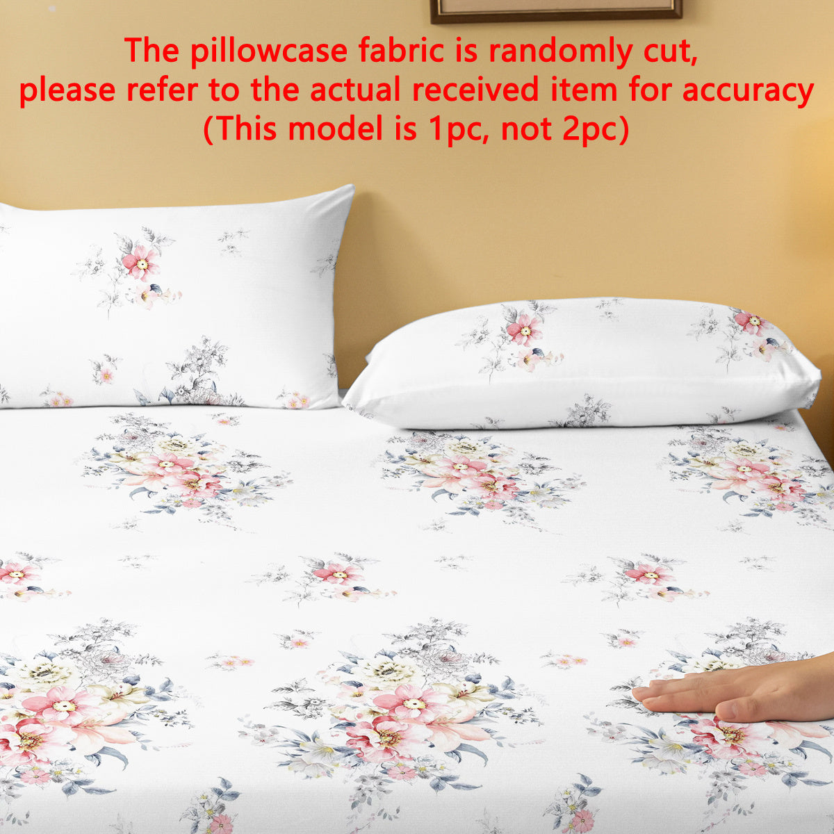 Botanika bosma yostiq qoplami 20x20 dyuym yumshoq polyester gull dekor