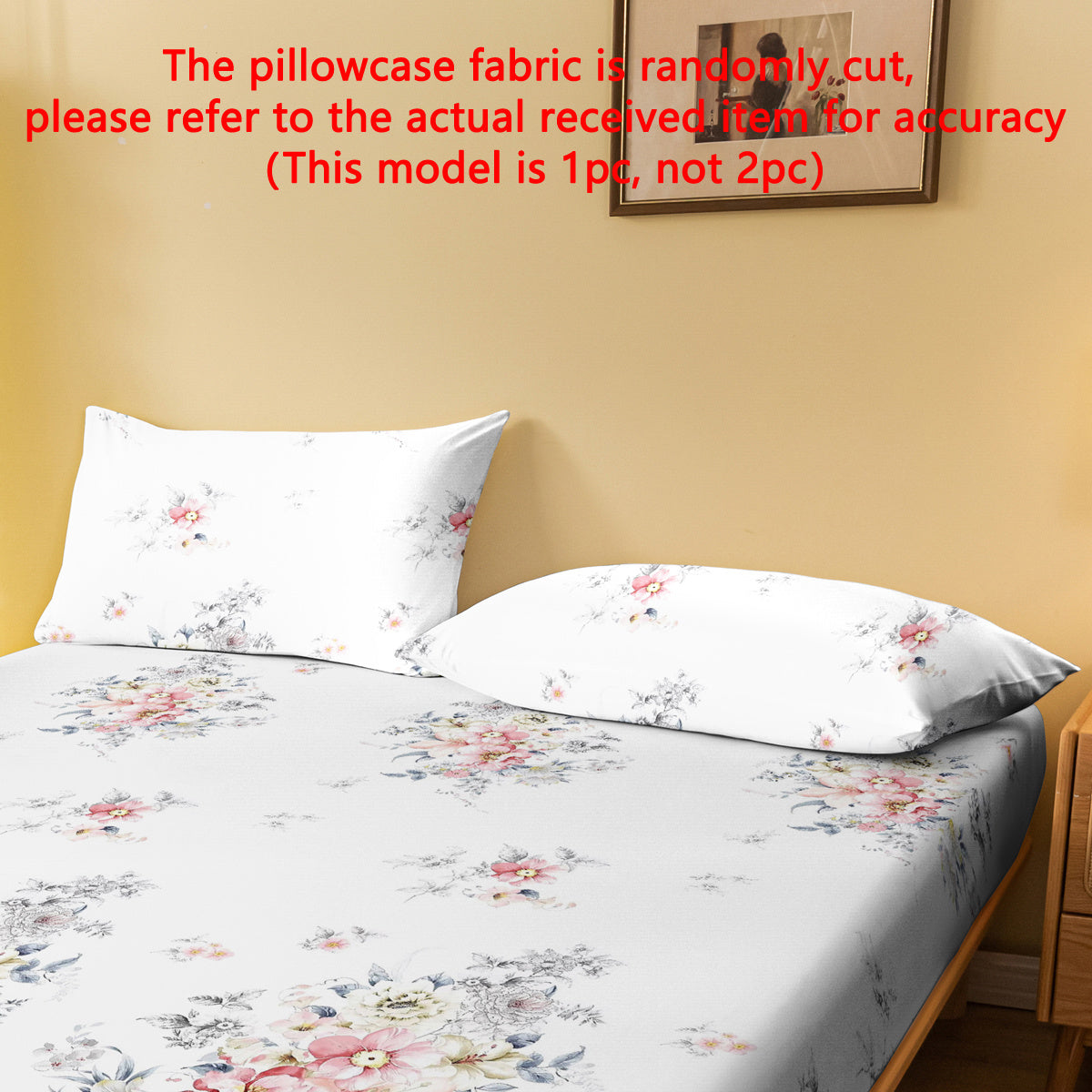 Botanika bosma yostiq qoplami 20x20 dyuym yumshoq polyester gull dekor