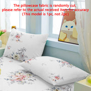 Botanika bosma yostiq qoplami 20x20 dyuym yumshoq polyester gull dekor