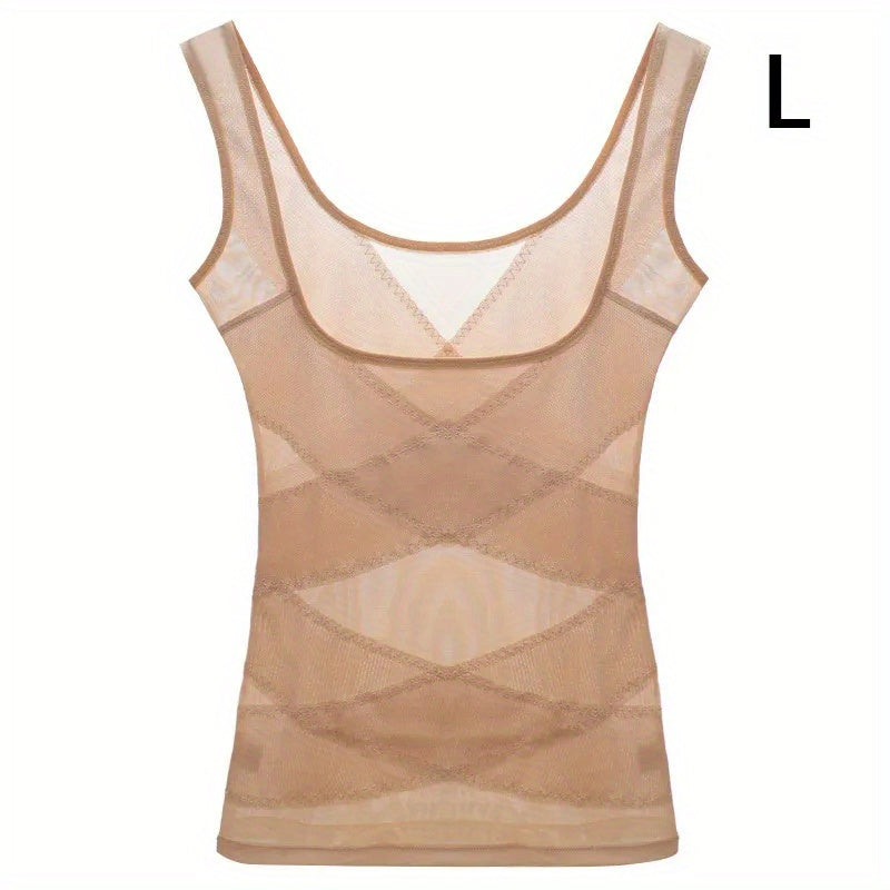 Women’s High Elasticity Striped Waist Trainer Bodysuit for Postpartum Recovery and Shapewear