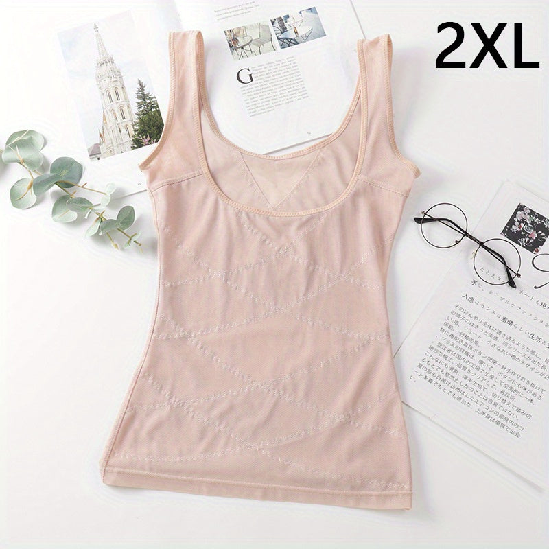 Women’s High Elasticity Striped Waist Trainer Bodysuit for Postpartum Recovery and Shapewear