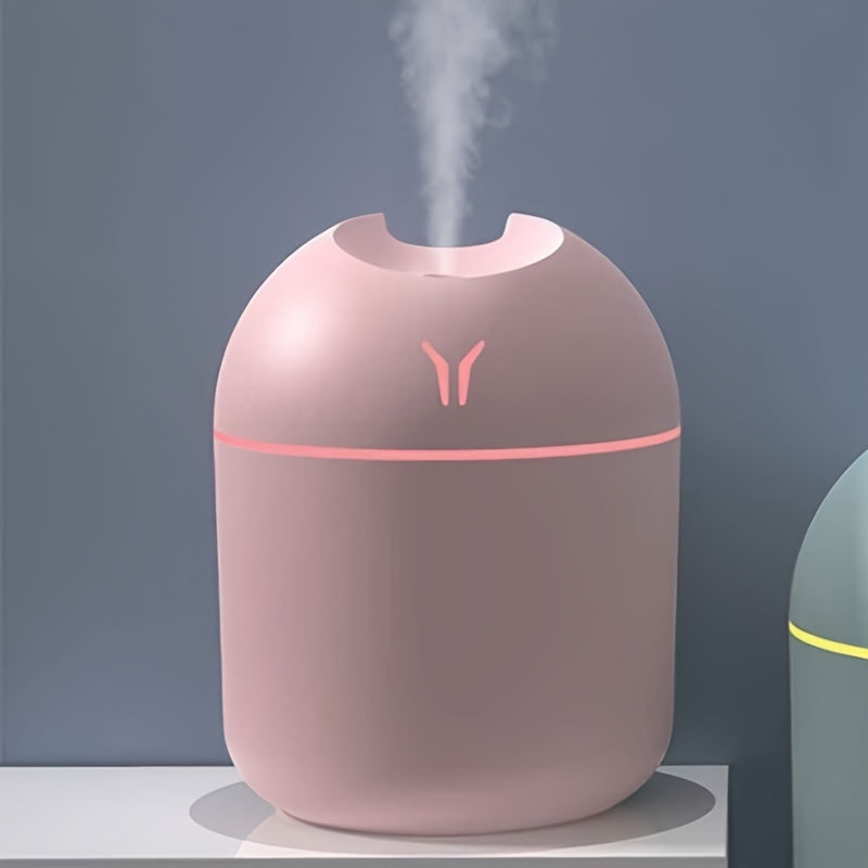 Ultrasonic Cool Mist Humidifier 250ML Portable Quiet Air Diffuser for Home Office