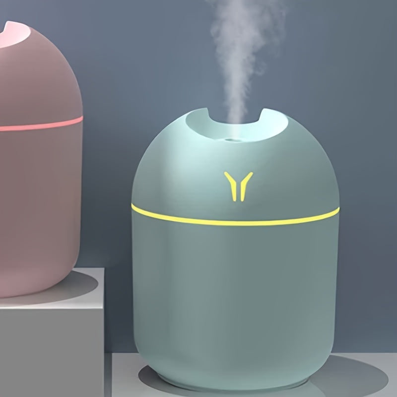 Ultrasonic Cool Mist Humidifier 250ML Portable Quiet Air Diffuser for Home Office