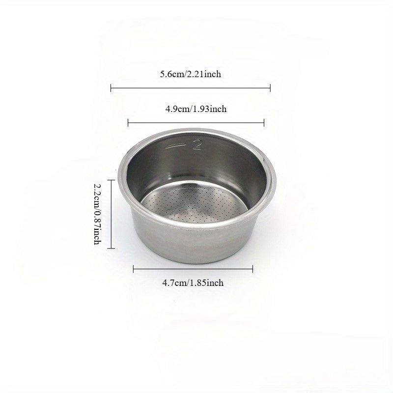 51mm bosim o'tkazmaydigan bo'lmagan qahva filtrli stakan, Espresso mashinalari uchun, oson tozalanadi