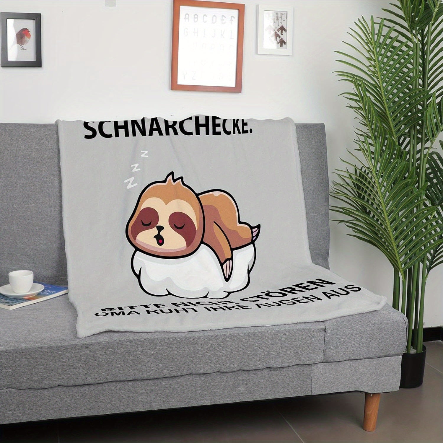 Luxurious Fleece Blanket for Adults Large 60x80 Inches Vibrant Print