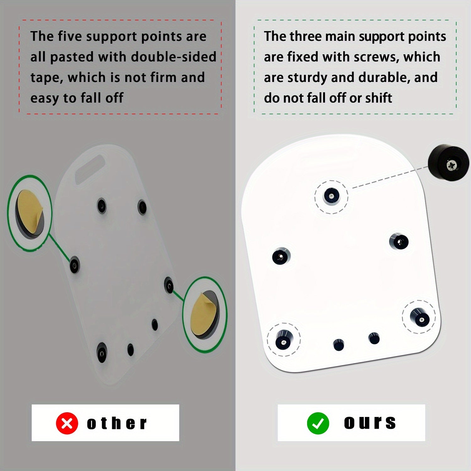 Acrylic Anti-Slip Mat for Thermomix TM5 TM6 Blender Non-Slip Countertop Pad