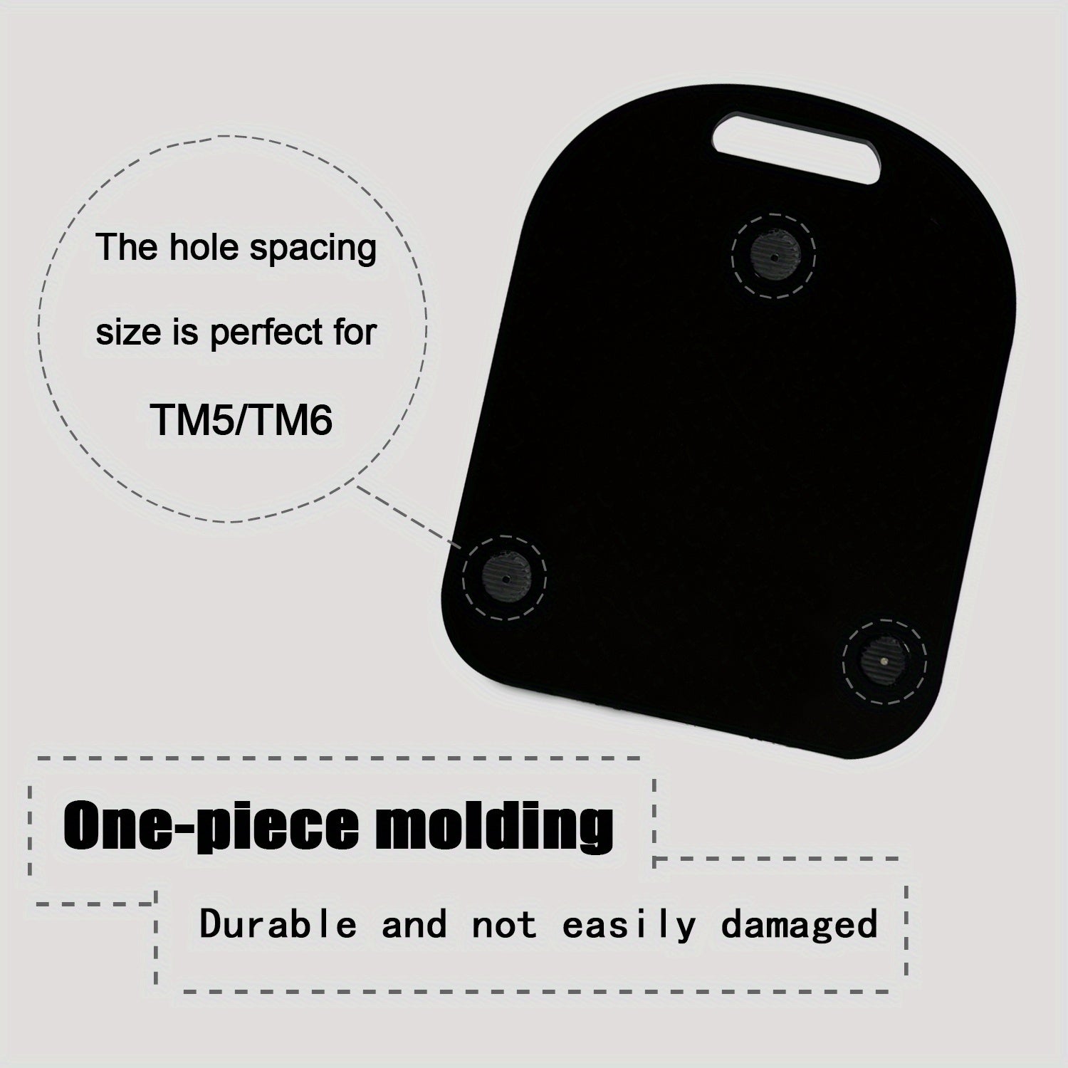 Acrylic Anti-Slip Mat for Thermomix TM5 TM6 Blender Non-Slip Countertop Pad