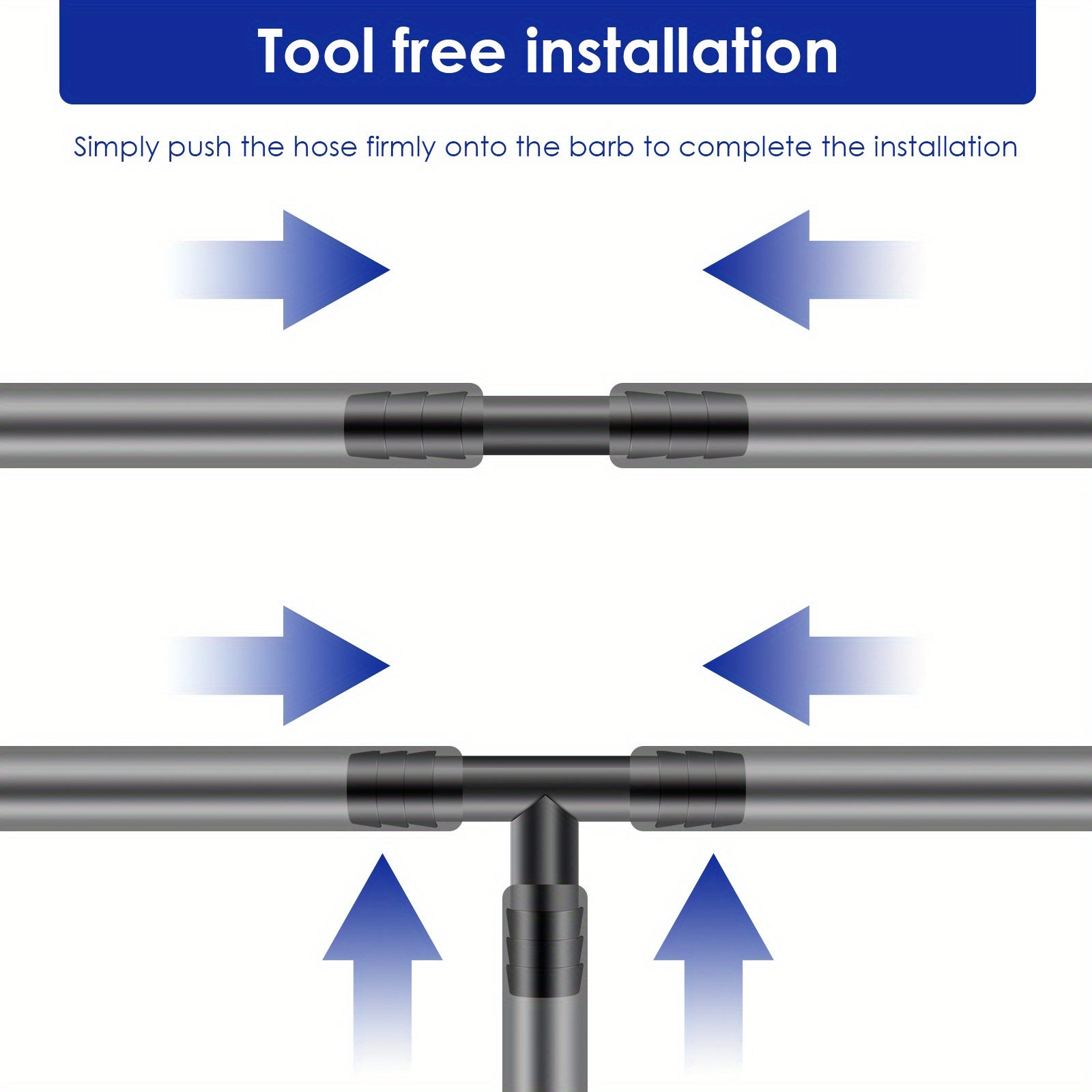 128-Donali Naylon Vakuum Qopqog'i Ulanish To'plami Ko'p O'lchamli Issiqlikka chidamli Avtomobillar va Kema uchun
