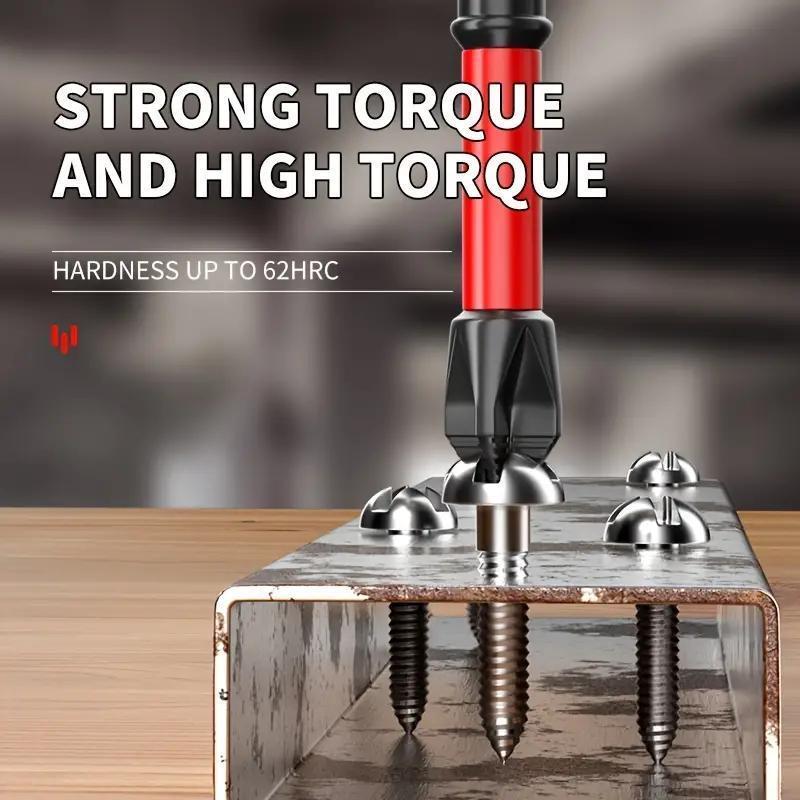 Magnetic Anti-Slip Drill Bit Set 3/5/6 Pcs S2 Steel Phillips Impact for Electric Manual Drivers