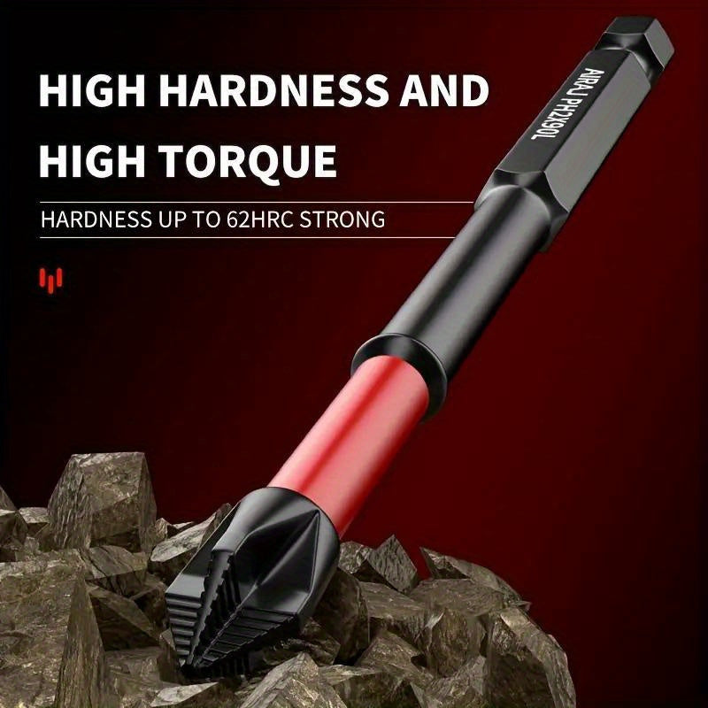 Magnetic Anti-Slip Drill Bit Set 3/5/6 Pcs S2 Steel Phillips Impact for Electric Manual Drivers