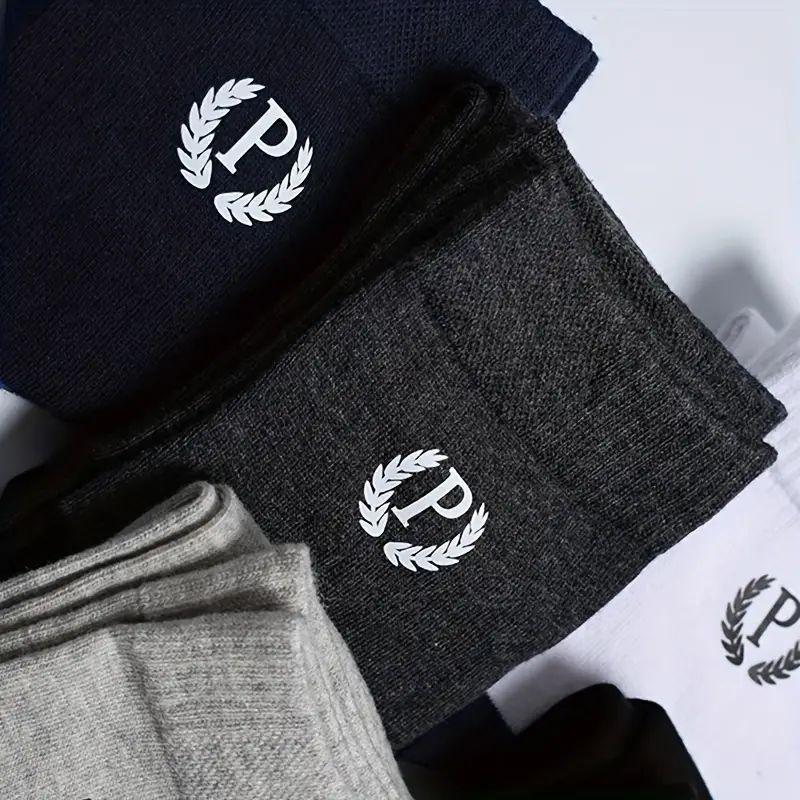 Men's Breathable Crew Socks 20/50 Pairs Moisture-Wicking Casual Sport