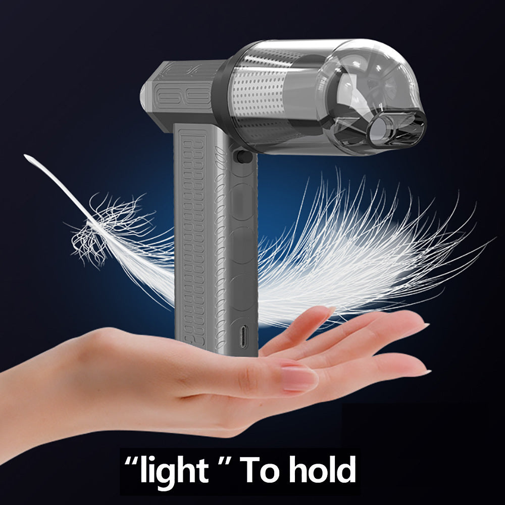 130,000 RPM Elektrik Duster USB Qayta tiklanadigan portativ havo purkagich klaviaturalar, avtomobillar, uy uchun