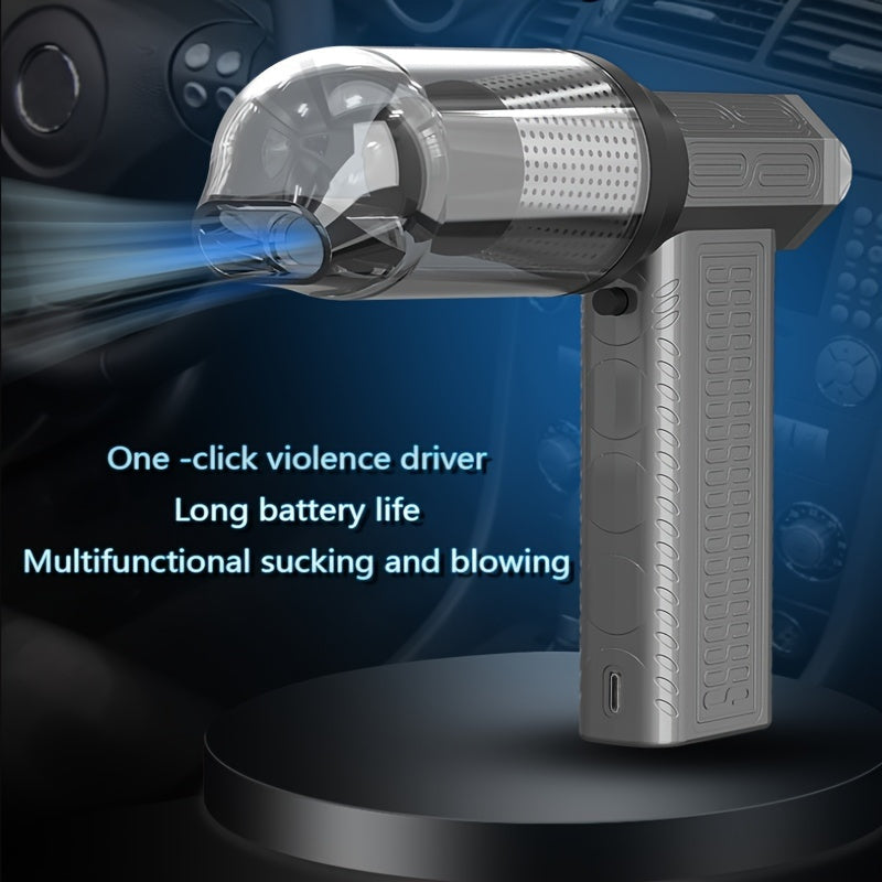 130,000 RPM Elektrik Duster USB Qayta tiklanadigan portativ havo purkagich klaviaturalar, avtomobillar, uy uchun