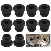 10 Pack High-Temperature Resistant Synthetic Rubber RV Stove Grommets Scratch Protection