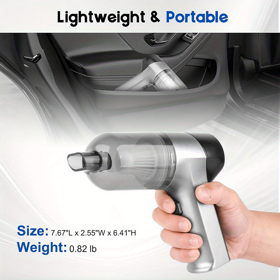 Qattiq quvvatli qo‘l bilan ishlovchi changyutgich, qayta zaryadlanadigan batareyali, it sochlari, chang va to‘kilmalar uchun