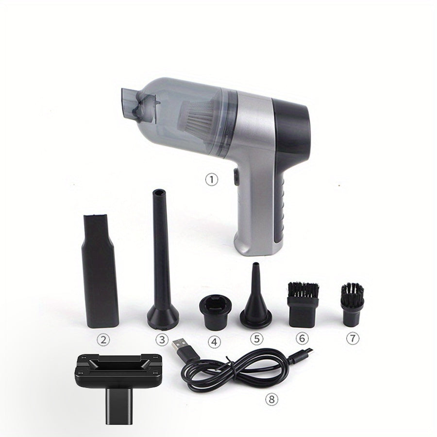 Qattiq quvvatli qo‘l bilan ishlovchi changyutgich, qayta zaryadlanadigan batareyali, it sochlari, chang va to‘kilmalar uchun