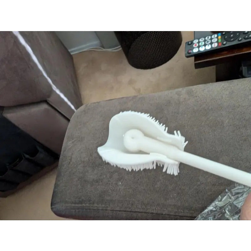 Uzoq tutqichli silikon cho'tka, 360° aylanish bilan - oshxona va restoran stakanlarini tozalash uchun mukammal, hech qanday joyni o'tkazib yubormaslikni ta'minlaydi. Mustahkam va qayta ishlatiladigan.