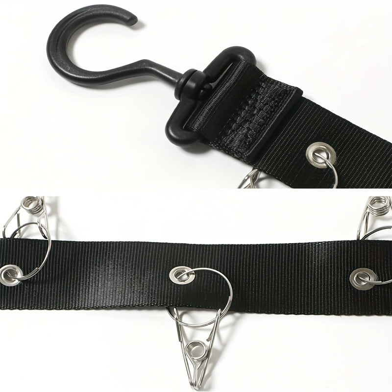 Органайзер для хранения бейсболок с восемью зажимами, вмещает до 16 шляп - стойка для шляп с крючками для хранения