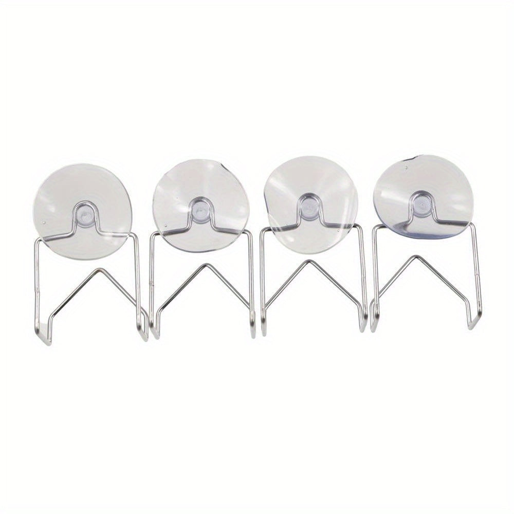 Stainless Steel Sponge and Towel Holder Wall Mount Suction Cup Rust-Resistant