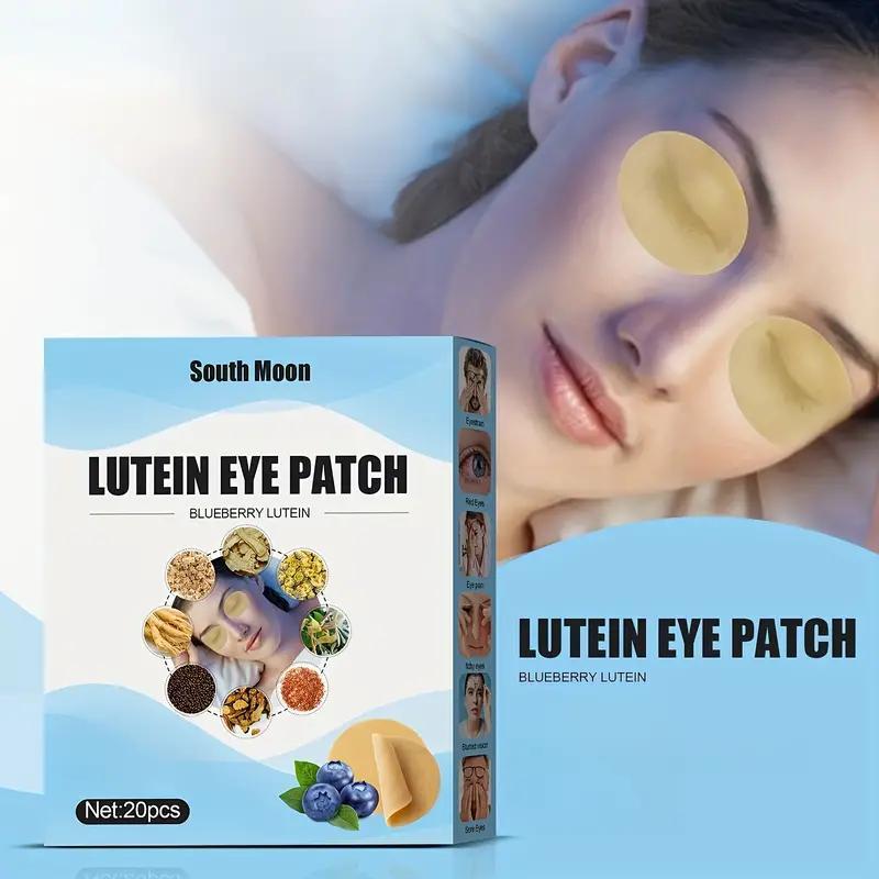 Unisex Blueberry Eye Patches 20PCS Moisturizing Under-Eye Treatment Alcohol-Free