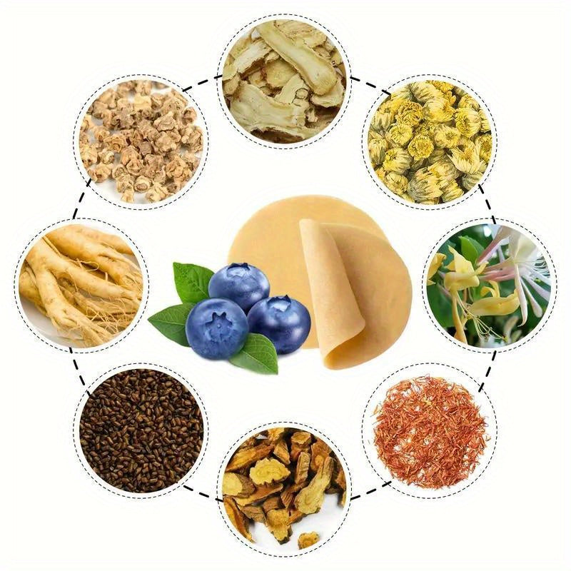 South Moon 20 шт. патчи для глаз с лютеином - подушечки для ухода за кожей под глазами с экстрактом черники для всех типов кожи, безалкогольные, унисекс