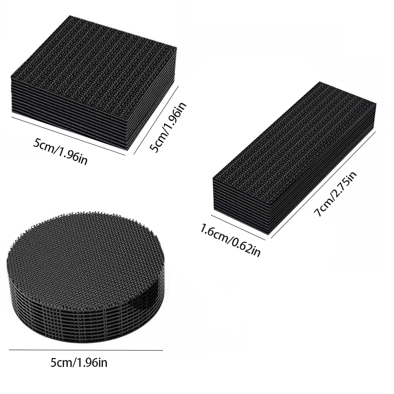 Set of 10 Double-Sided Carpet Grippers for Floor Mats and Auto Carpets