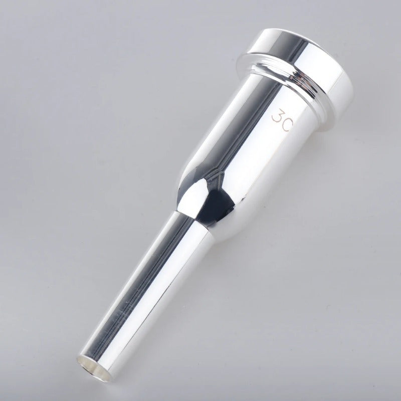 Silver Plated Trumpet Mouthpiece 3C 5C 6C Golden Grey Tone High Quality