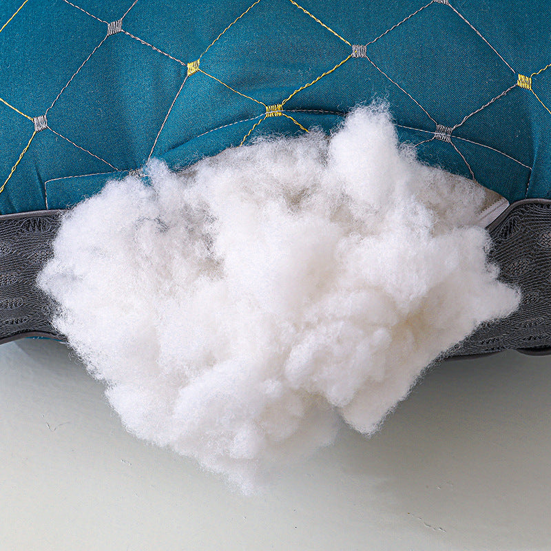 Memory Foam Pillow Inserts 2-Pack with Polyester Cover Cervical Support for Deep Sleep