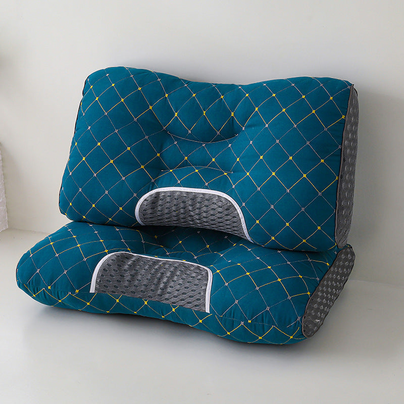 Memory Foam Pillow Inserts 2-Pack with Polyester Cover Cervical Support for Deep Sleep