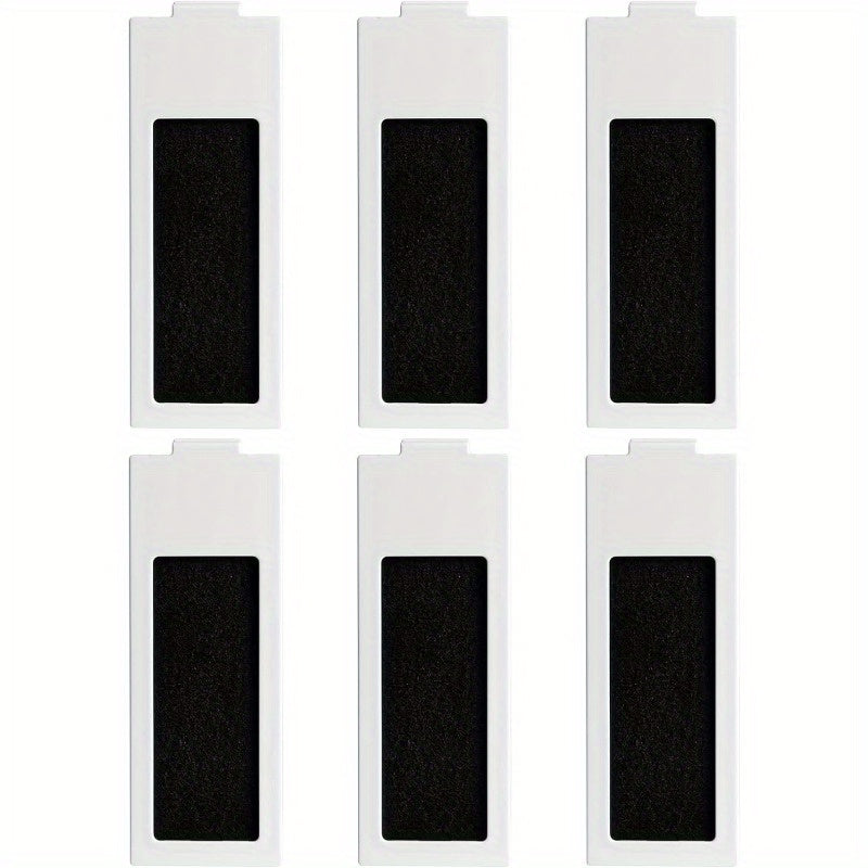 Ecovacs T30S/T30S COMBO va Yeedi M12 Pro+ robot tozalagichlari uchun olti dona HEPA filtr, yuqori sifatli mato materialidan yasalgan, polga ulanish aksessuarlarini almashtirish uchun ideal.