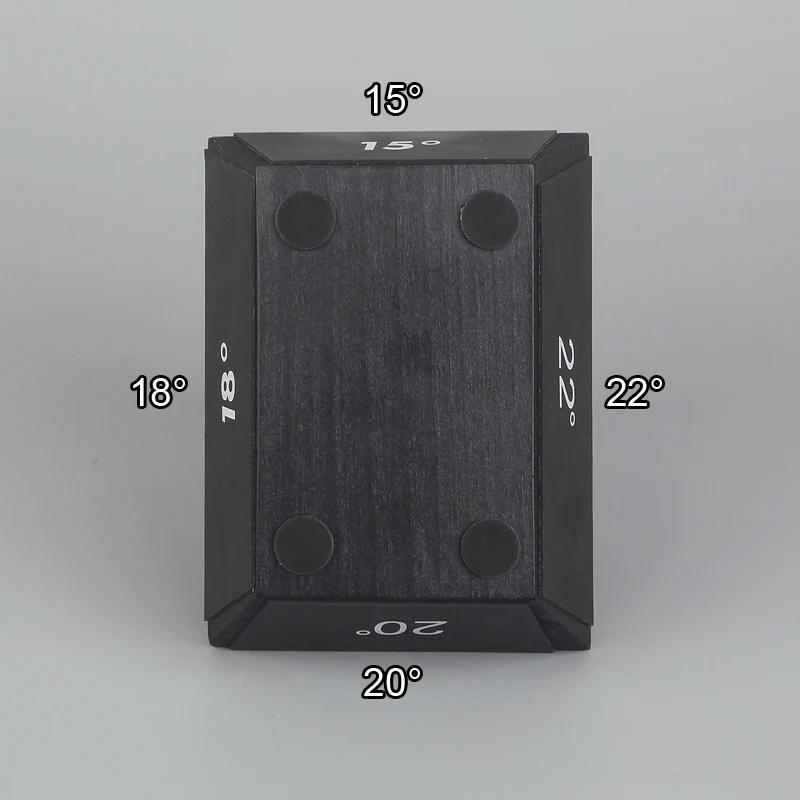 Professional Diamond Whetstone for Wooden Four-Angle Hob Sharpener, 15-22 Degrees