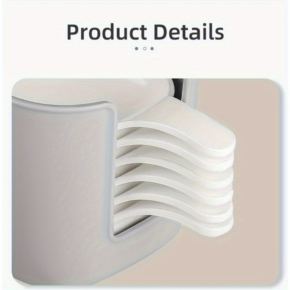 Set of 7 Stackable Plastic Sauce Dishes for Condiments Dips and Snacks