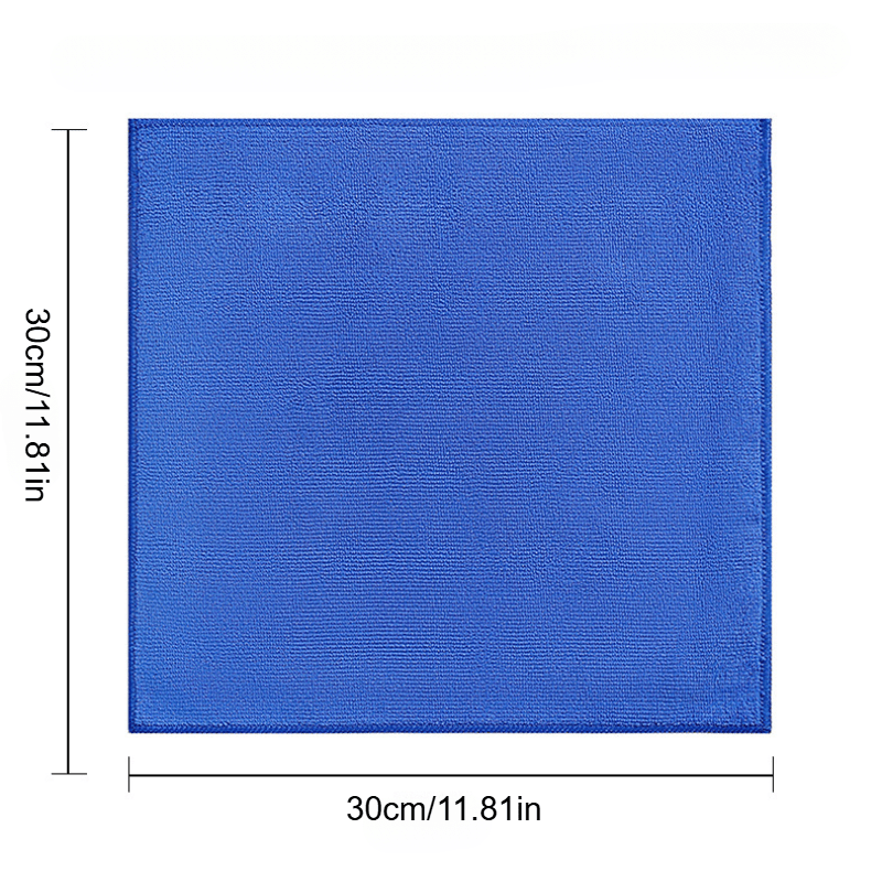 30 ta yuqori singdirish qobiliyatiga ega mikroto'qima tozalash matolari to'plami, yashash xonasi, hammom, oshxona va avtomobilni parvarish qilish uchun ideal ko'p maqsadli chang tozalash matolari