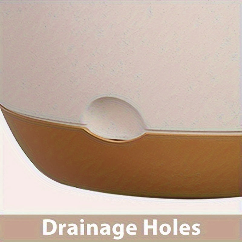 3 dona osilgan gulqopqog'i to'plami, 20.32cm katta sig'imli drenaj zanjiri, olib tashlanadigan idish, ichki va tashqi bog'lar, balkon bezaklari