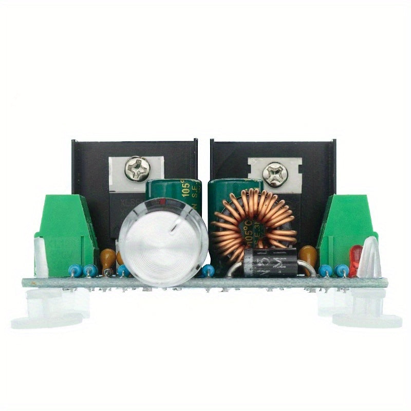 Convertidor Buck DC-DC ajustable PWM 4-40V a 1.25-36V 8A 200W con disipador de aluminio