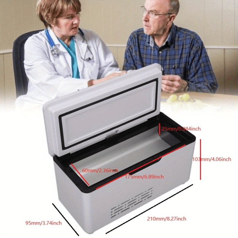 Мини портативный автомобильный холодильник-переноска для путешествий, электронный охладитель