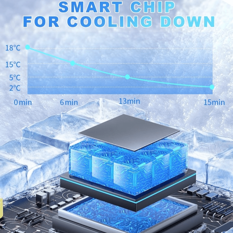 Мини портативный автомобильный холодильник-переноска для путешествий, электронный охладитель