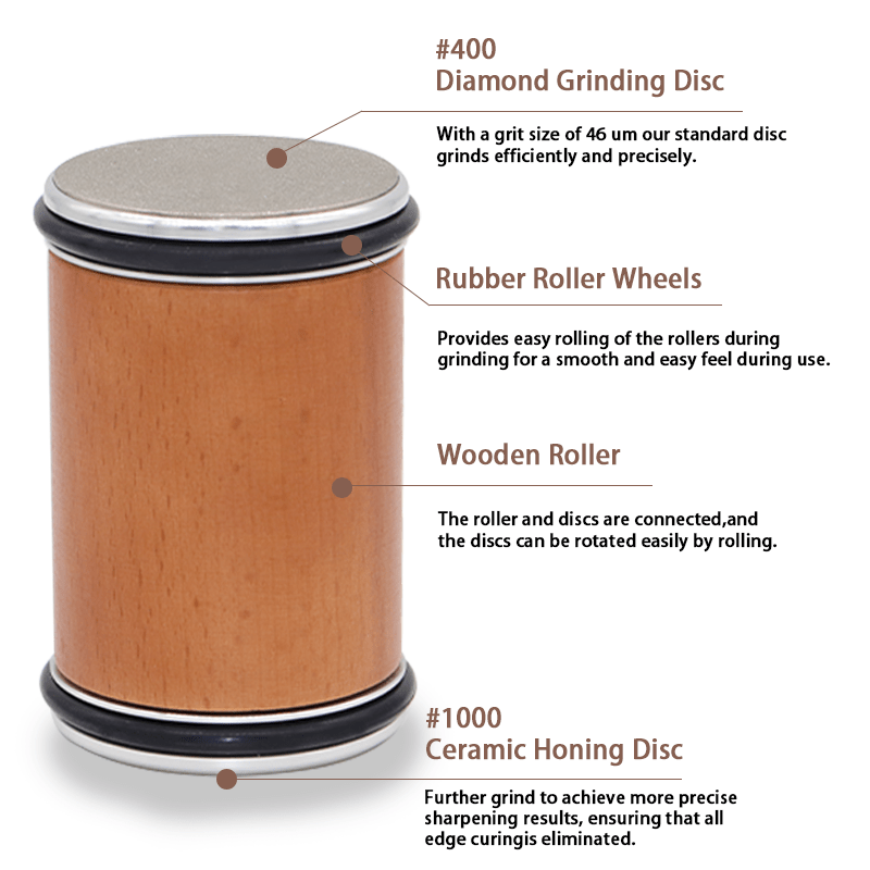 Qozon uchun zanglamaydigan po'latdan yasalgan qo'lda pichoq silliqlash moslamasi