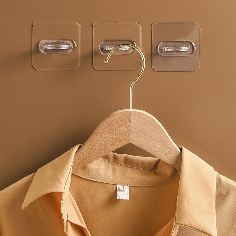 Tozalash uchun yopishqoq tutqichlar 6/10/20 ta paket devor uchun o'rnatish uchun qattiq bardoshli oson o'rnatish uchun pardalar va dozatorlar