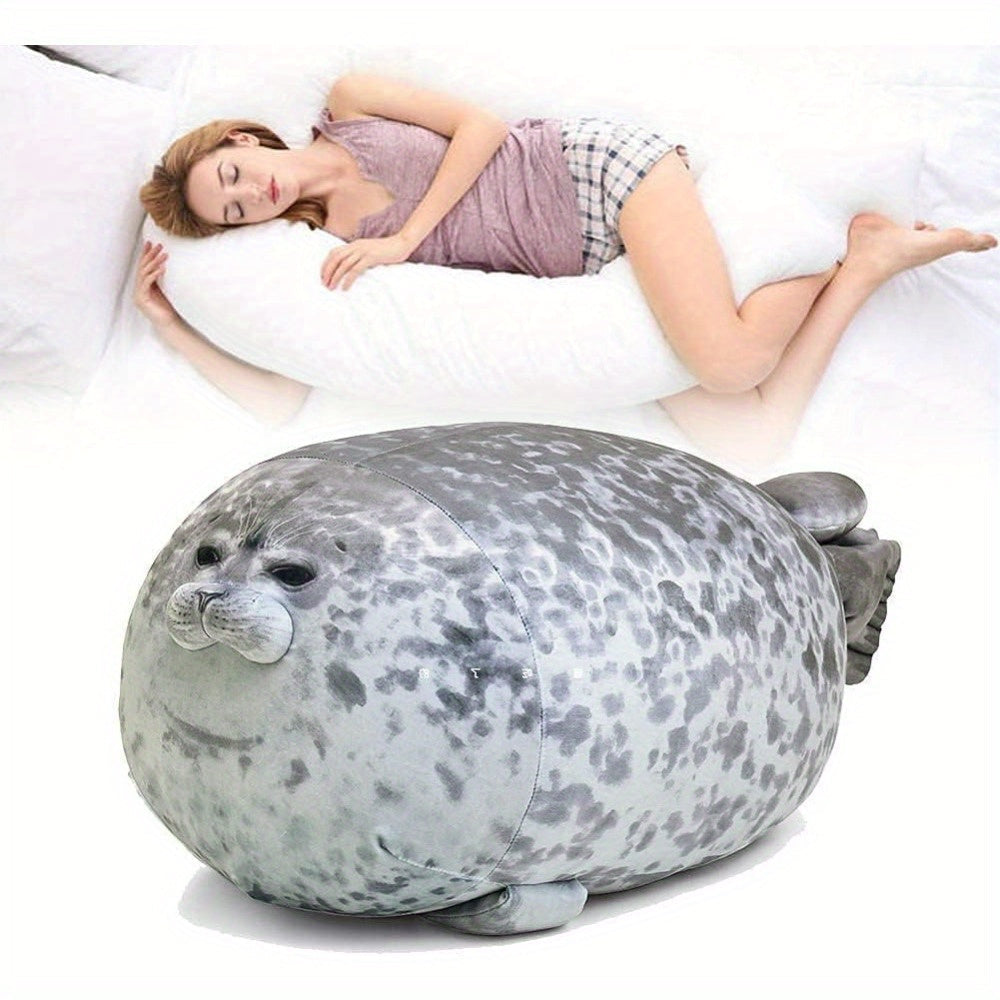 Spotted Seal Plush Toy Pillow Room Decor Gift for Kids