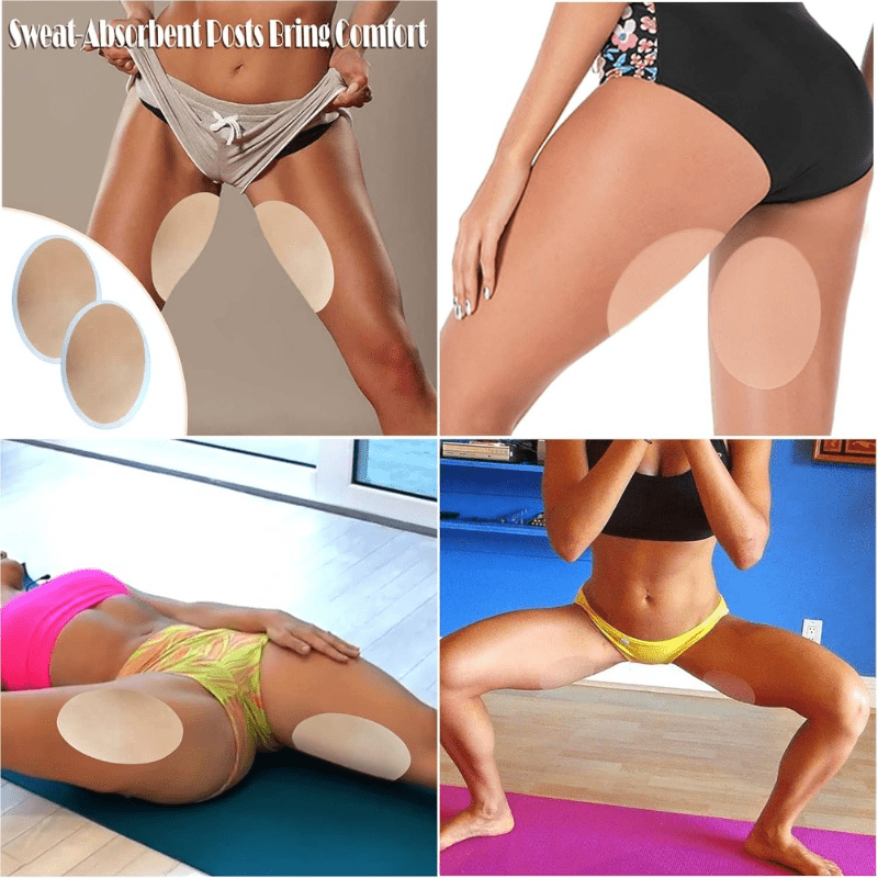 10-ta paket shaffof o'z-o'zini yopishtiradigan qovurg'a padlari, chayqalishni oldini olish uchun